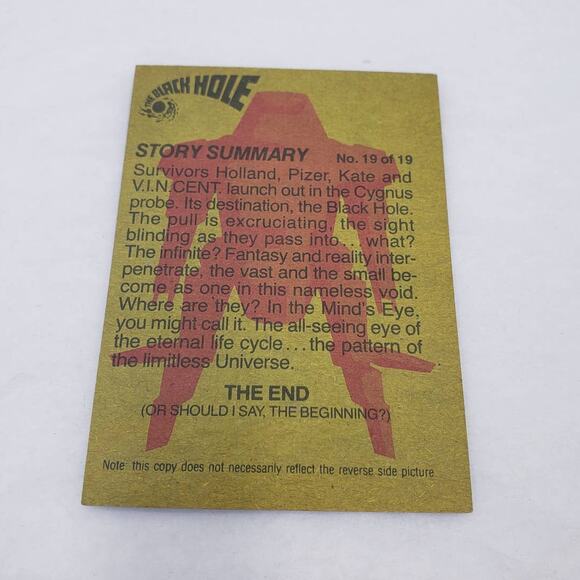 Vintage Walt Disney Trading Cards 1978-1979 Jaws 2, Mork Mindy, Black Hole - Picture 3 of 9